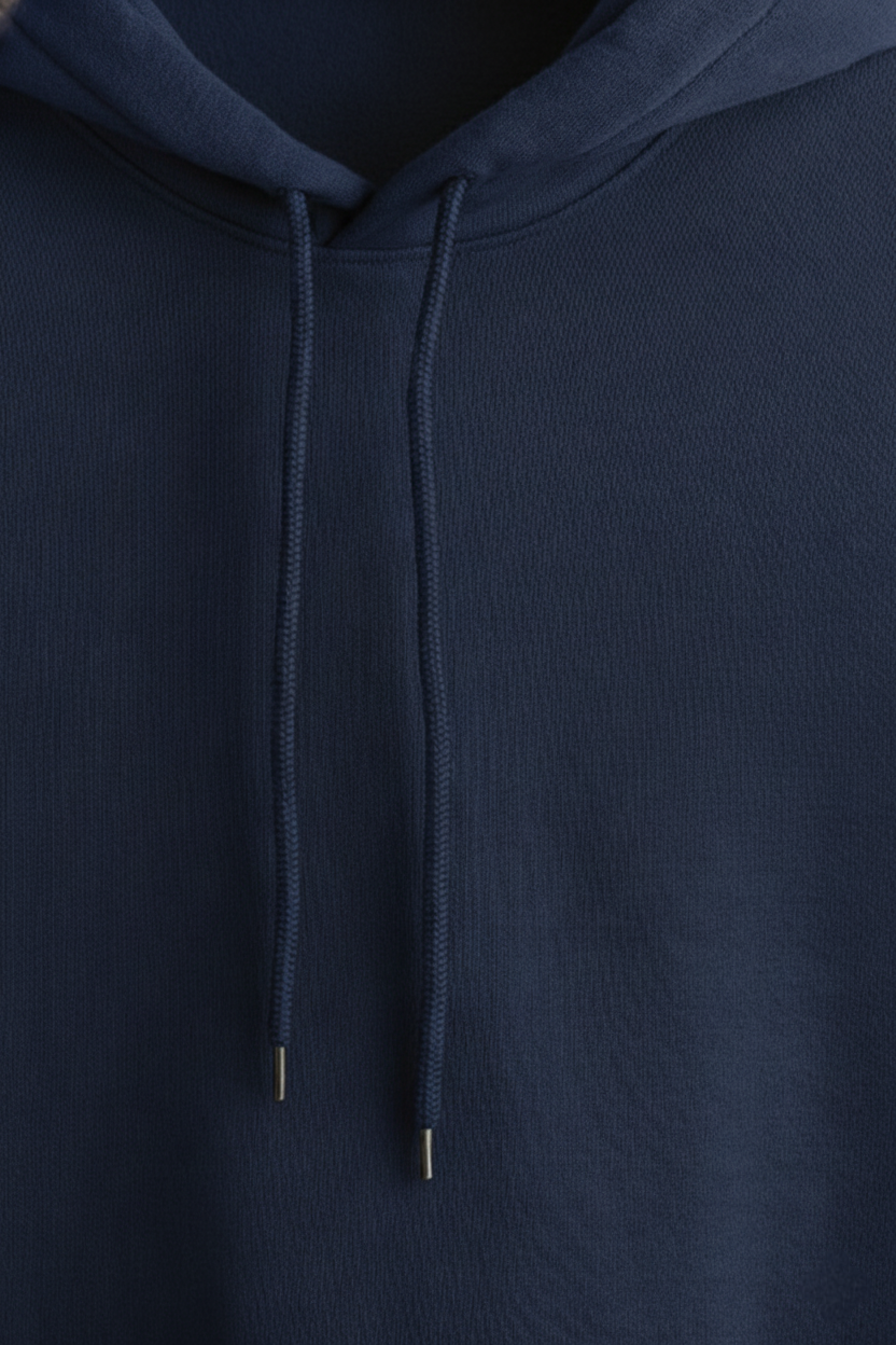 Navy Blue Unisex Hoodie