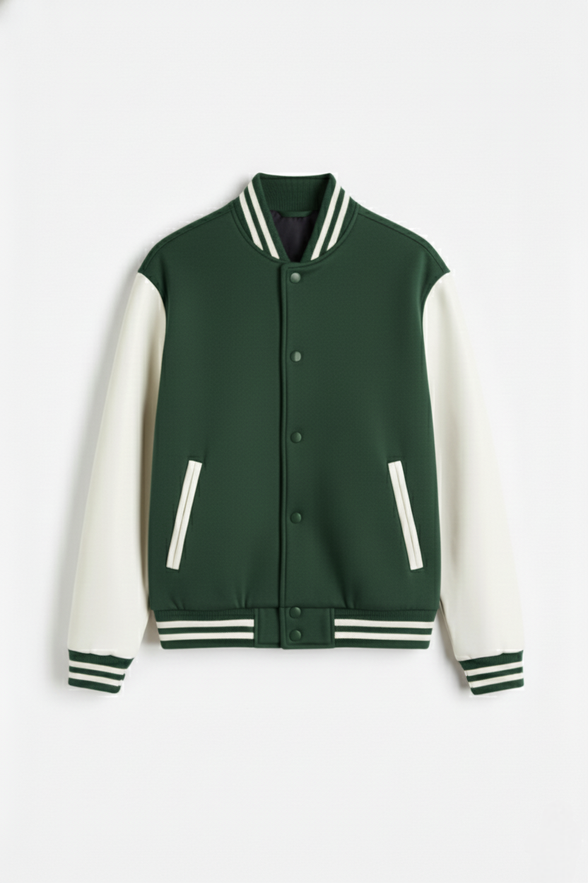 Forest Green Varsity Jacket