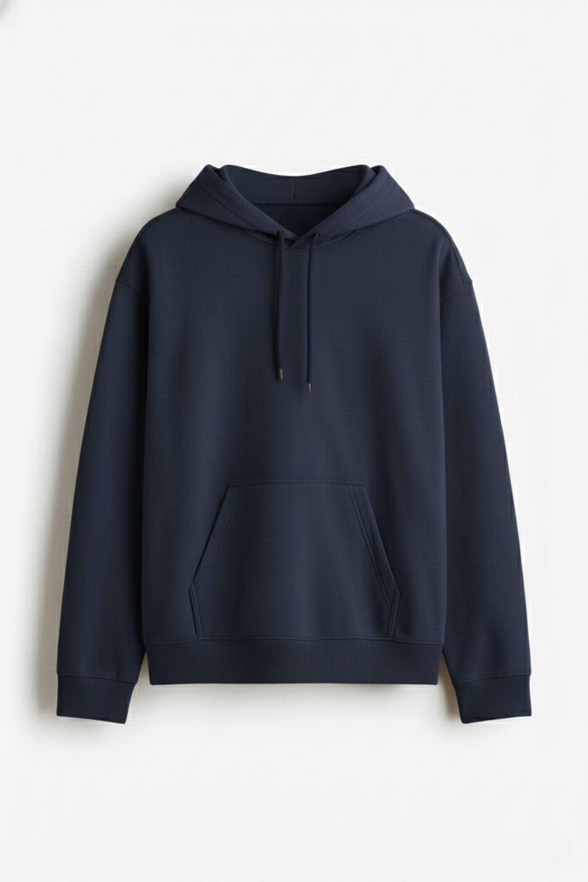 Navy Blue Unisex Hoodie