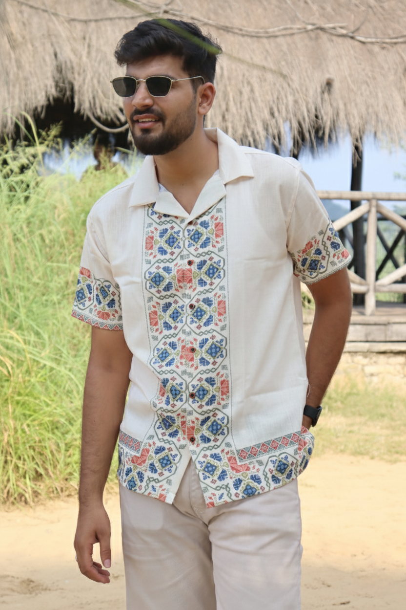 Light Beige Egyptian Shirt