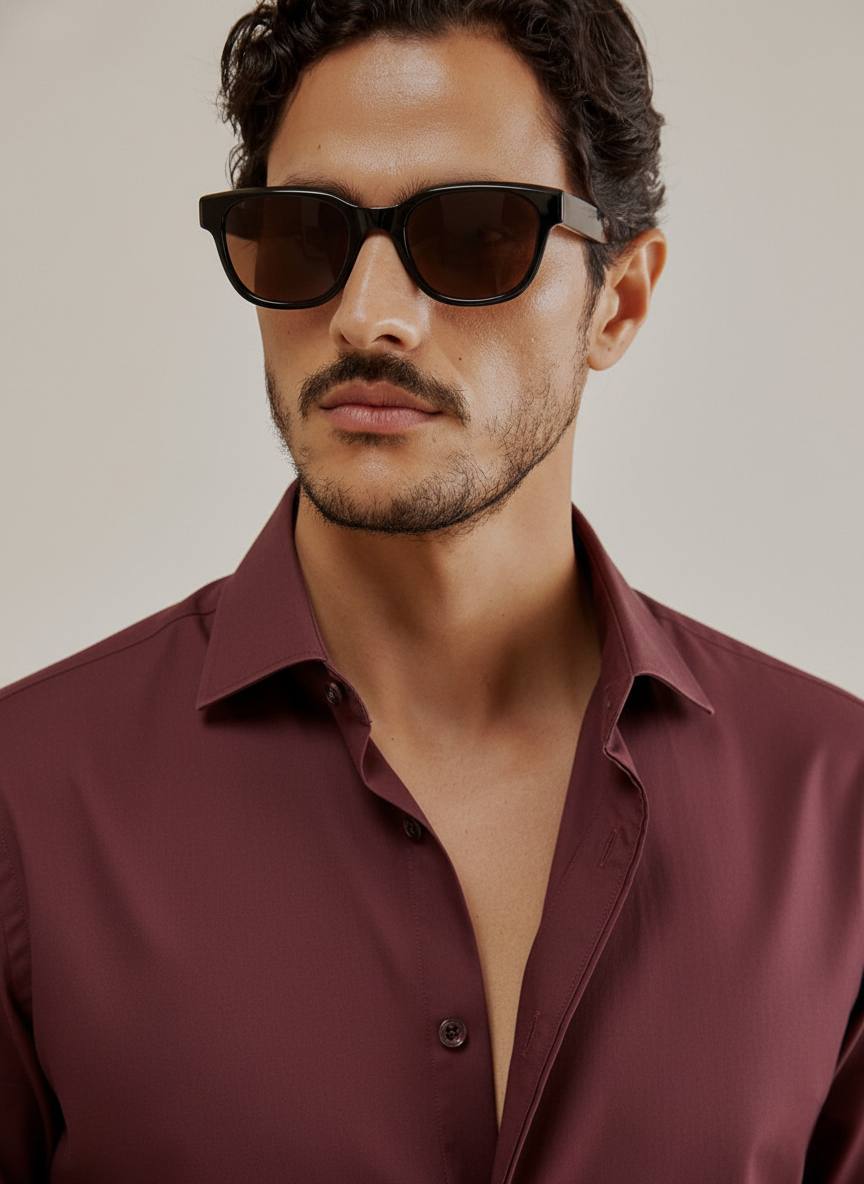 Rich Maroon Shirt