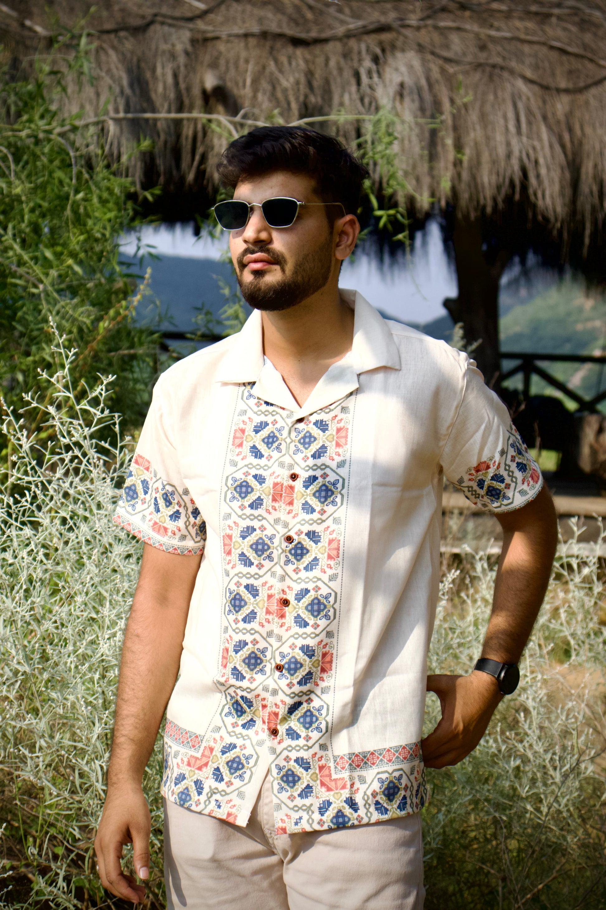 Light Beige Egyptian Shirt