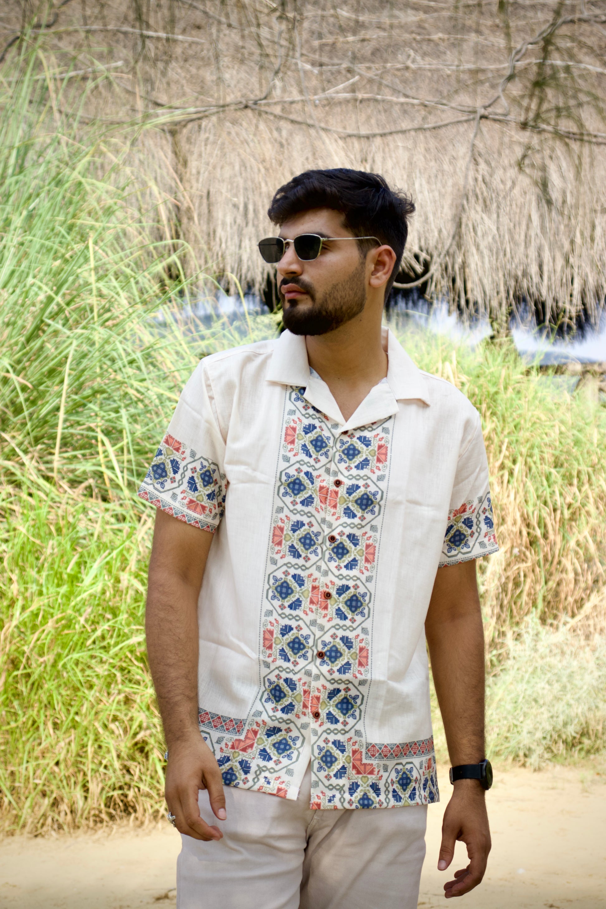 Light Beige Egyptian Shirt