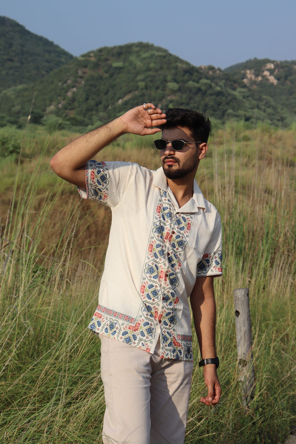 Light Beige Egyptian Shirt