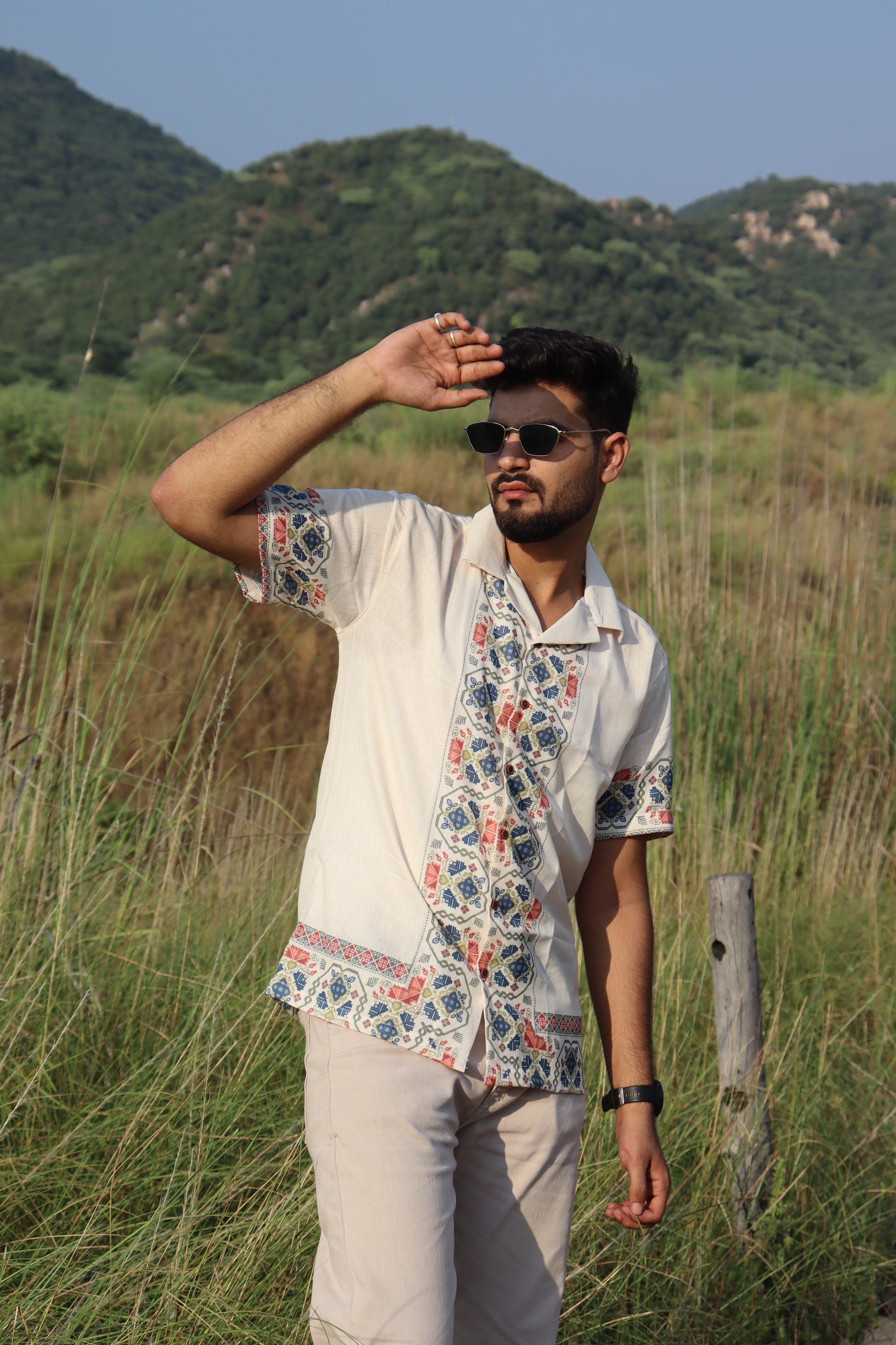 Light Beige Egyptian Shirt